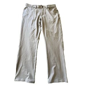 GREG NORMAN Mens Golf Pants 32x30 ML75‎ Microlux Stretch Gray Performance